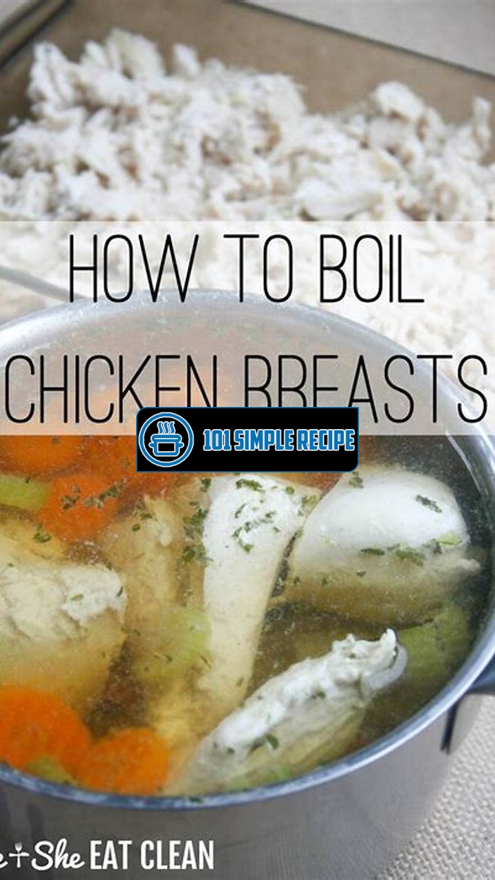 how to make boiled chicken breast | 101 Simple Recipe