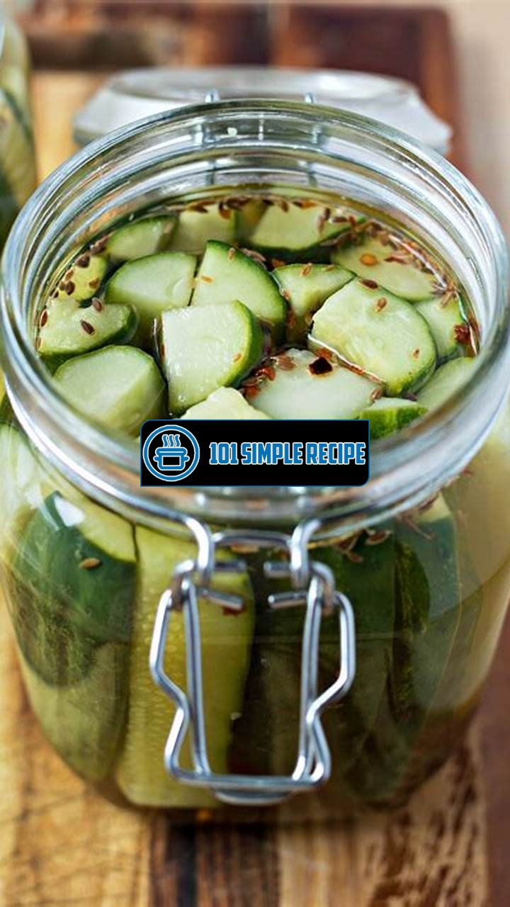 Easy Steps to Delicious Refrigerator Pickles | 101 Simple Recipe