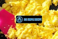 How To Make Fluffy Scrambled Eggs In The Microwave | 101 Simple Recipe