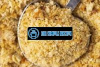 How To Make Homemade Breadcrumbs For Frying | 101 Simple Recipe