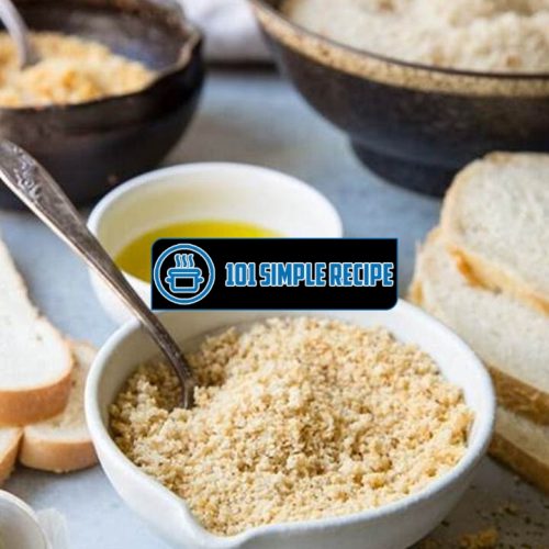 How To Make Homemade Breadcrumbs With Sliced Bread | 101 Simple Recipe