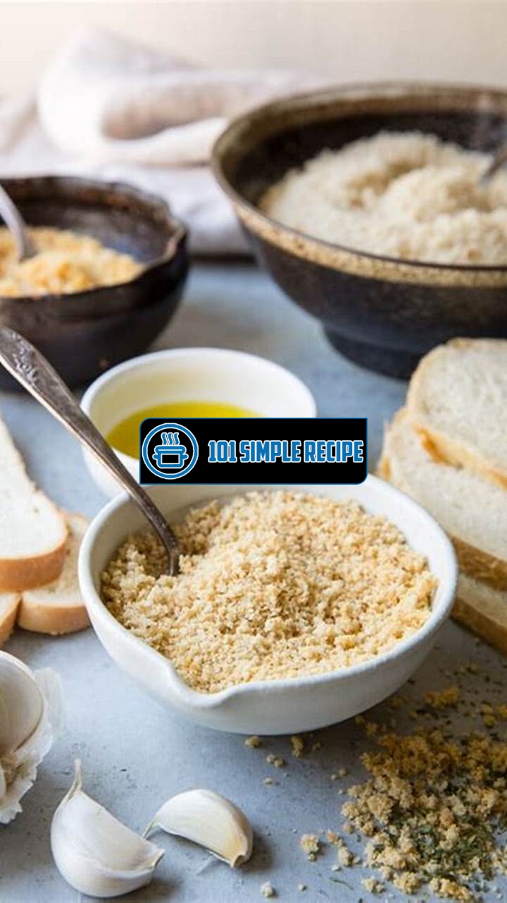 How to Make Homemade Breadcrumbs with Sliced Bread | 101 Simple Recipe