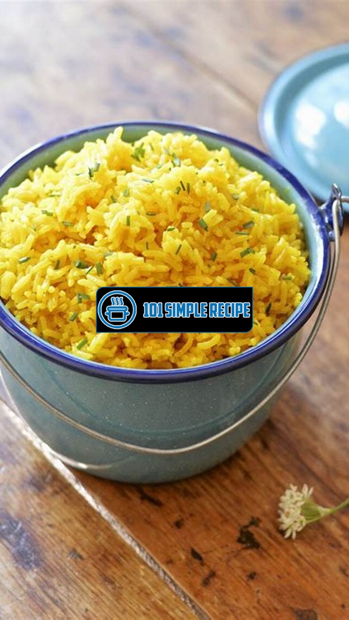 A Simple Recipe for Delicious Yellow Rice | 101 Simple Recipe