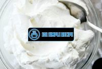 How To Make Whipped Cream From Heavy Cream | 101 Simple Recipe