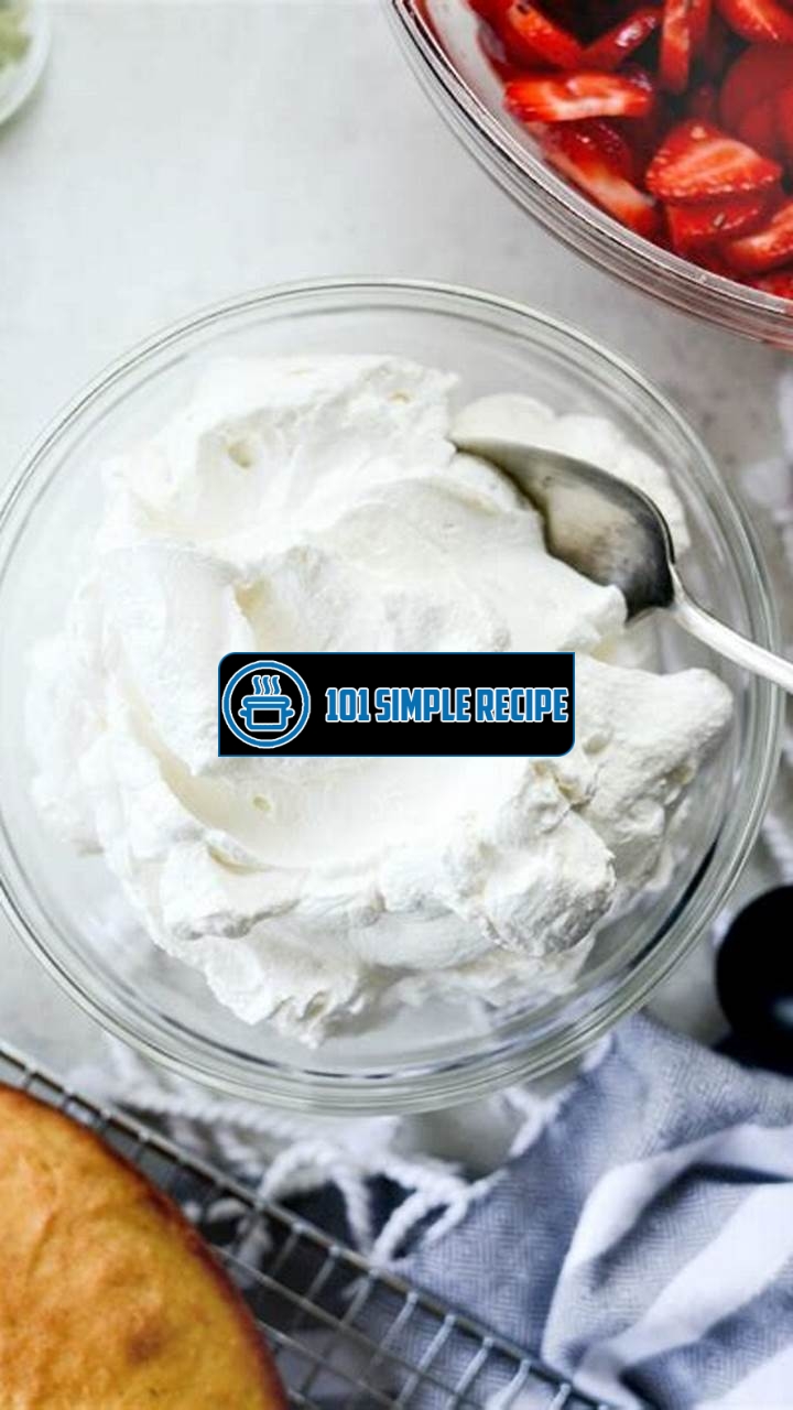 How to Make Whipped Cream from Heavy Cream | 101 Simple Recipe