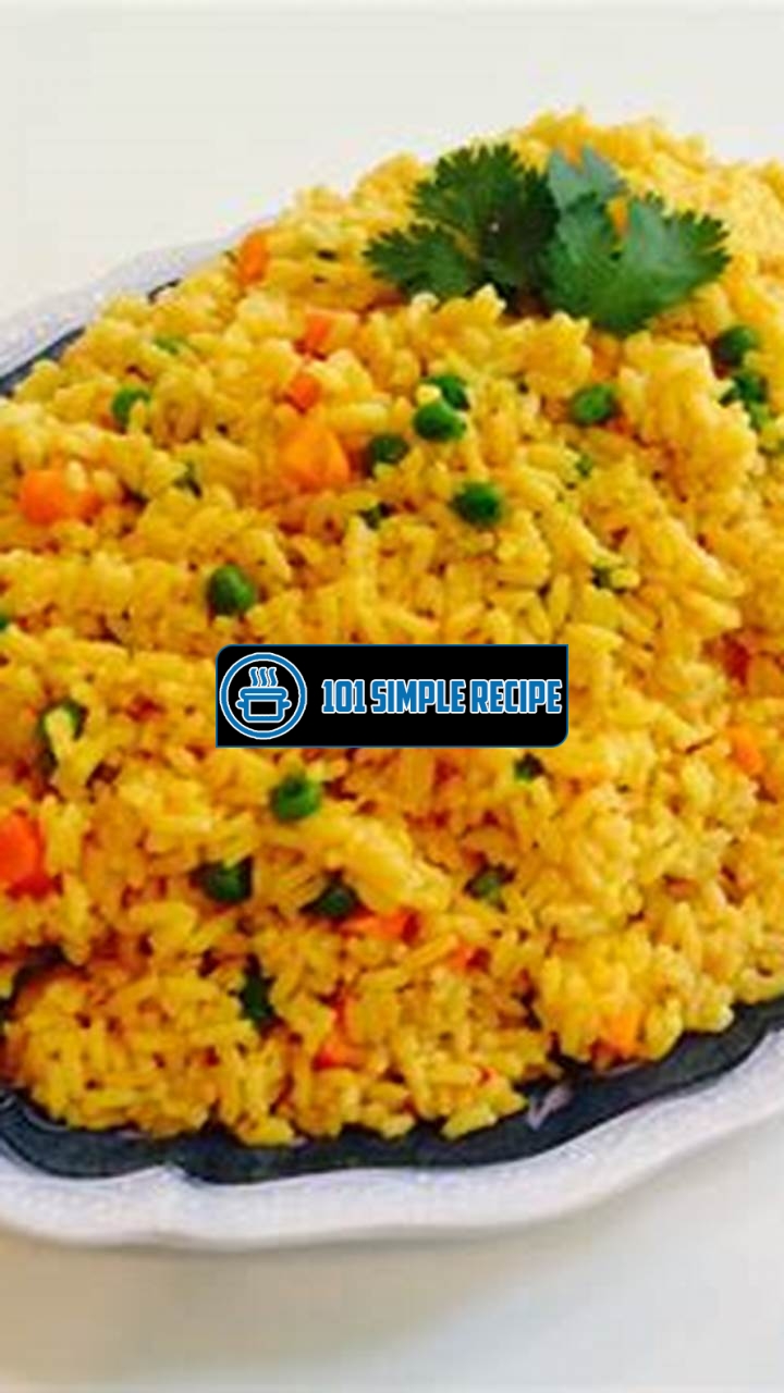How to Make Yellow Rice with Mixed Vegetables | 101 Simple Recipe