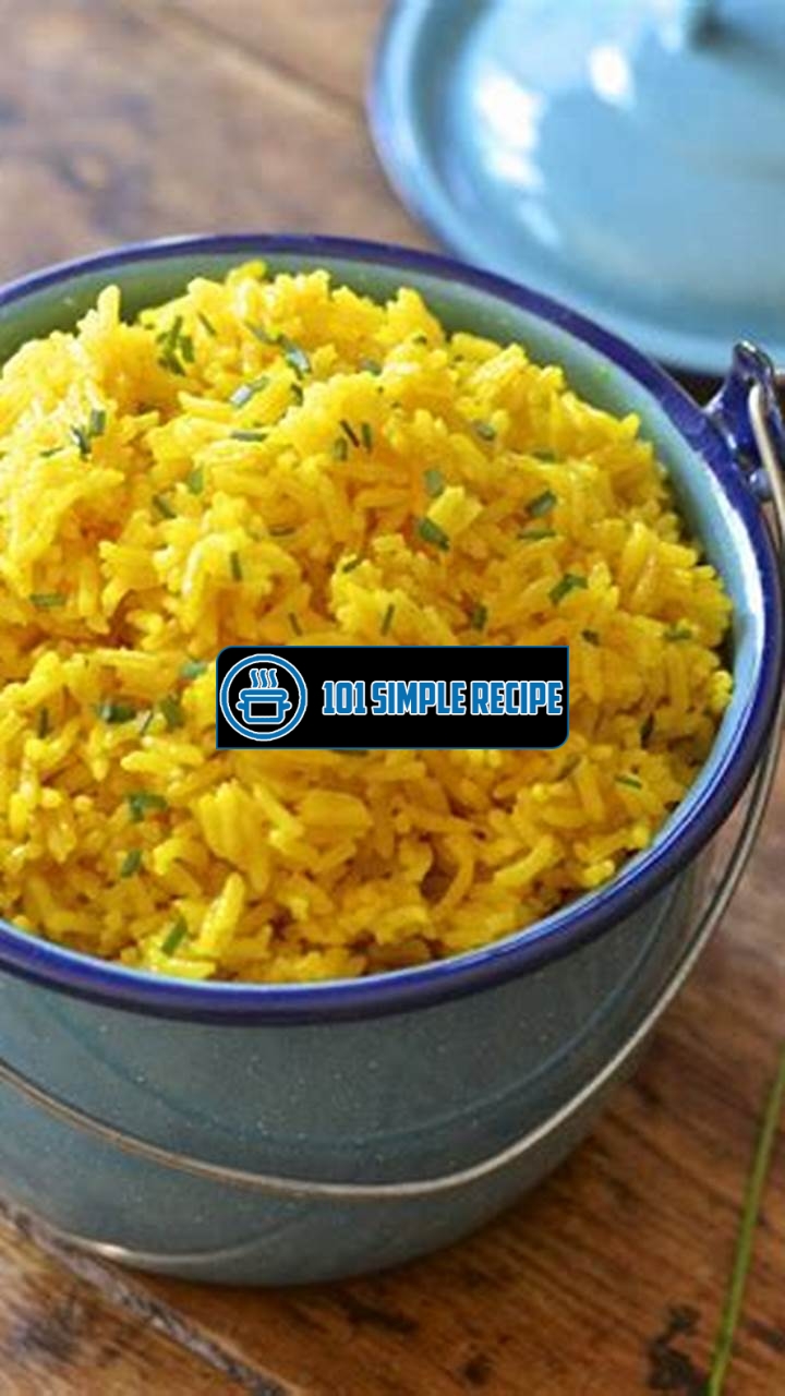 How to Make Yellow Rice Without Turmeric | 101 Simple Recipe