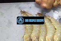 How To Peel And Devein Shrimp With A Fork | 101 Simple Recipe