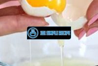 A Foolproof Way to Separate Eggs | 101 Simple Recipe