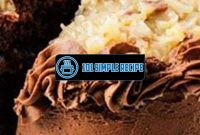 How To Thicken German Chocolate Cake Frosting | 101 Simple Recipe