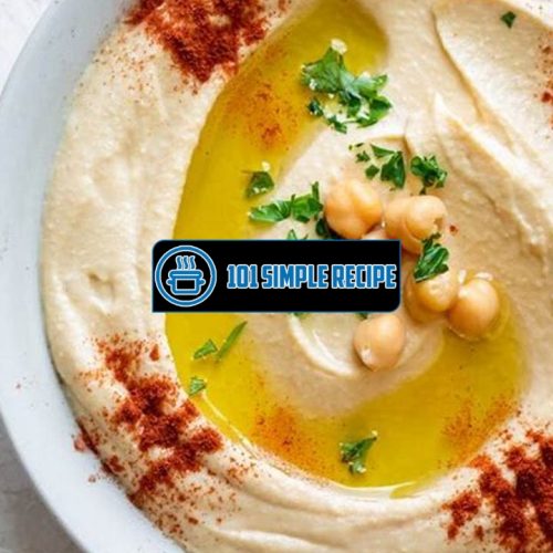 The Authentic Lebanese Hummus Recipe You'll Love | 101 Simple Recipe