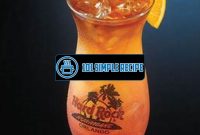 Discover the Irresistible Hurricane Cocktail Recipe at Hard Rock Cafe | 101 Simple Recipe