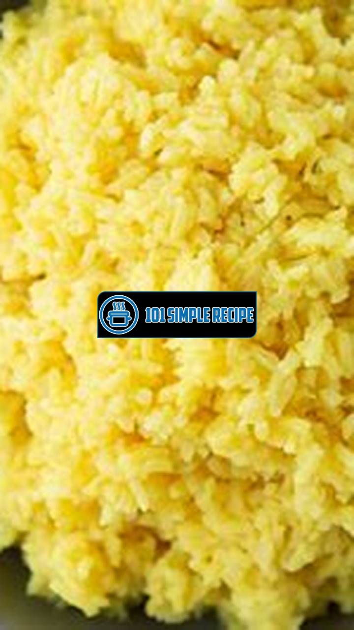 Discover the Essential Ingredients for Delicious Yellow Rice | 101 Simple Recipe