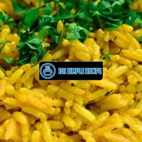 Discover the Secret Ingredients in Delicious Yellow Rice | 101 Simple Recipe