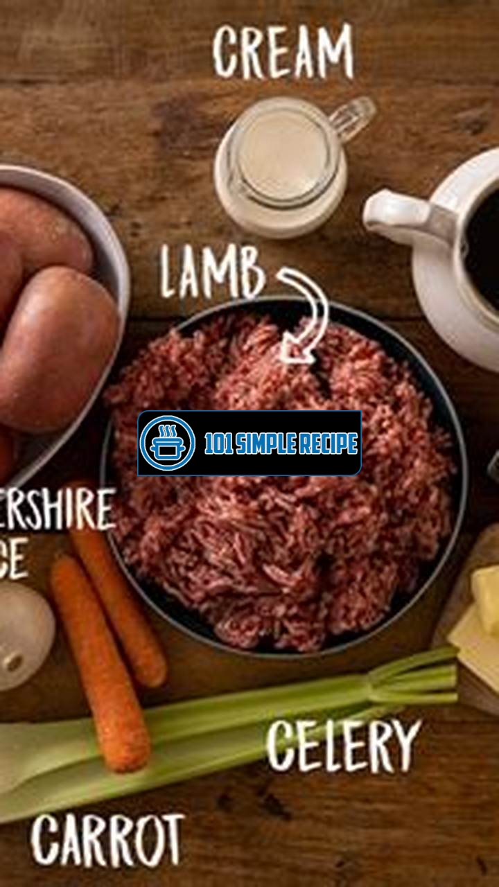 Delicious Ingredients to Create Shepherd's Pie | 101 Simple Recipe