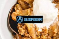 Delicious Vegan Instant Pot Apple Crisp Recipe | 101 Simple Recipe