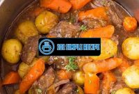 Instant Pot Beef Roast With Potatoes And Carrots | 101 Simple Recipe