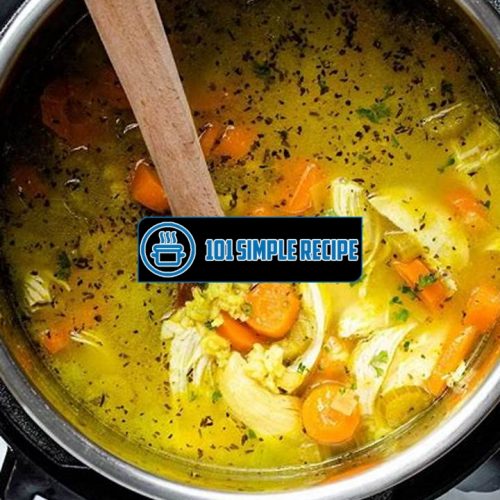 Instant Pot Chicken And Rice Soup Recipe | 101 Simple Recipe