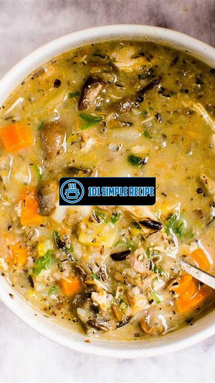 Delicious and Easy Instant Pot Chicken and Wild Rice Soup Recipe | 101 Simple Recipe