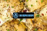 Enjoy the Creamy Delight of Instant Pot Tuscan Chicken Thighs | 101 Simple Recipe