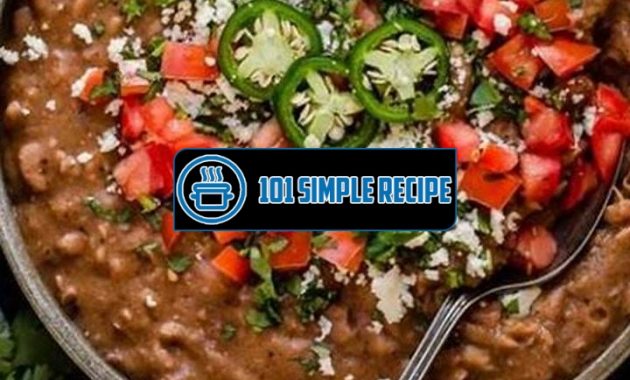 Delicious Skinnytaste Instant Pot Refried Beans | 101 Simple Recipe
