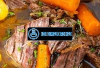 The Secret to Mouthwatering 2 lbs Instant Pot Roast | 101 Simple Recipe
