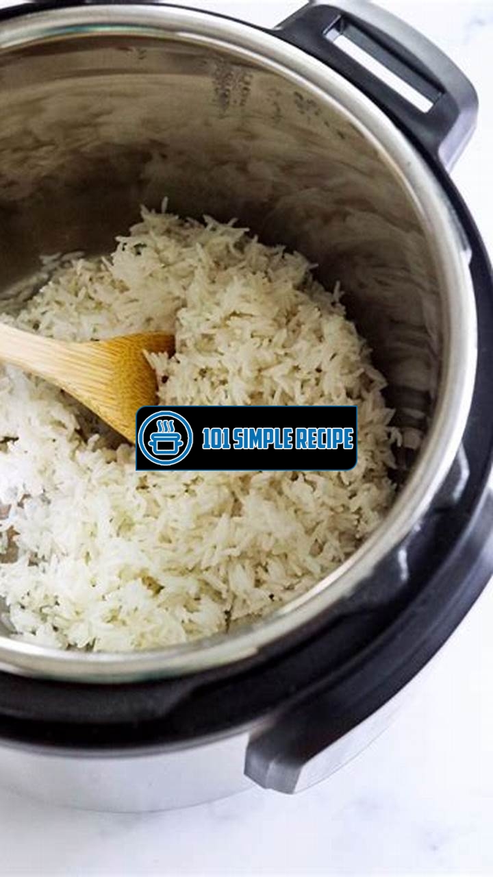 Easily Cook Perfect White Rice Every Time | 101 Simple Recipe