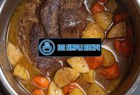 Cook the Juiciest Instapot Beef Roast Tonight | 101 Simple Recipe