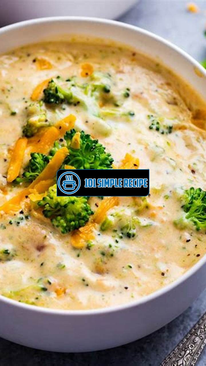Is Broccoli Cheddar Soup Healthy for You? | 101 Simple Recipe