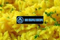 Is Yellow Rice a Healthy Choice for You? | 101 Simple Recipe