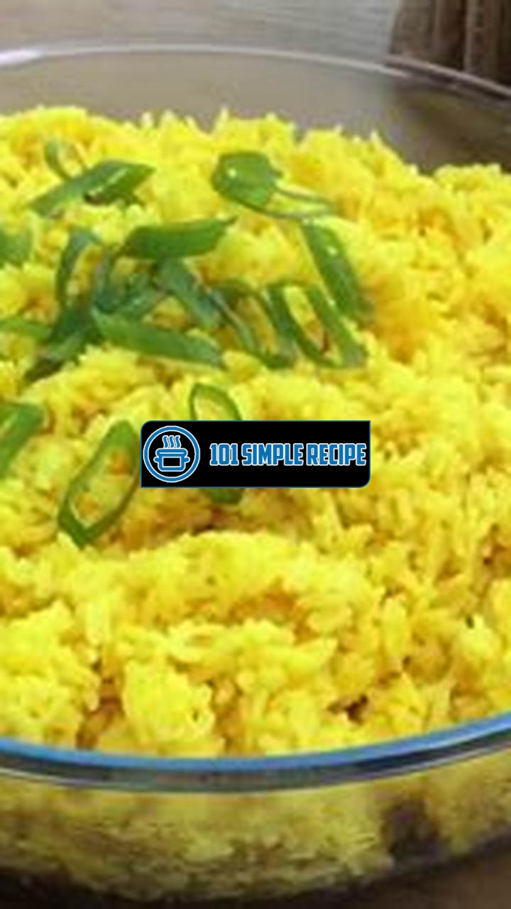Is Yellow Rice Healthy for Weight Loss? | 101 Simple Recipe
