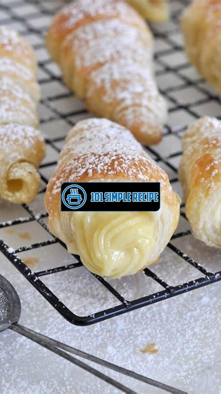 Indulge in the Irresistible Delight of Italian Horn Pastry | 101 Simple Recipe