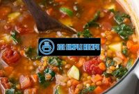Delicious Italian Lentil Soup Recipe | 101 Simple Recipe