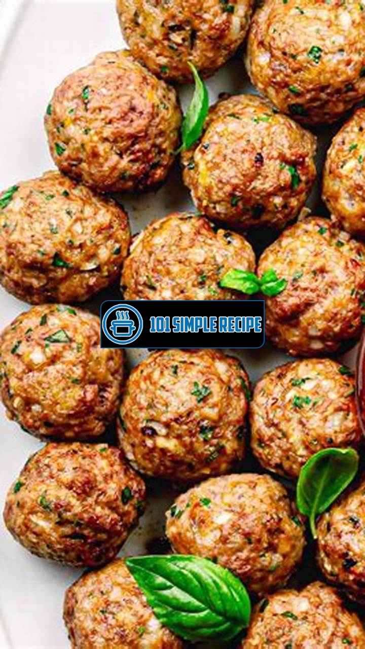 Deliciously Authentic Italian Meatballs Recipe | 101 Simple Recipe