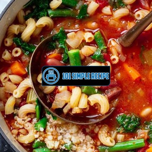 Discover the Authentic Italian Minestrone Soup Recipe on YouTube | 101 Simple Recipe