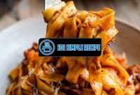 Master the Art of Creating Authentic Italian Ragu | 101 Simple Recipe
