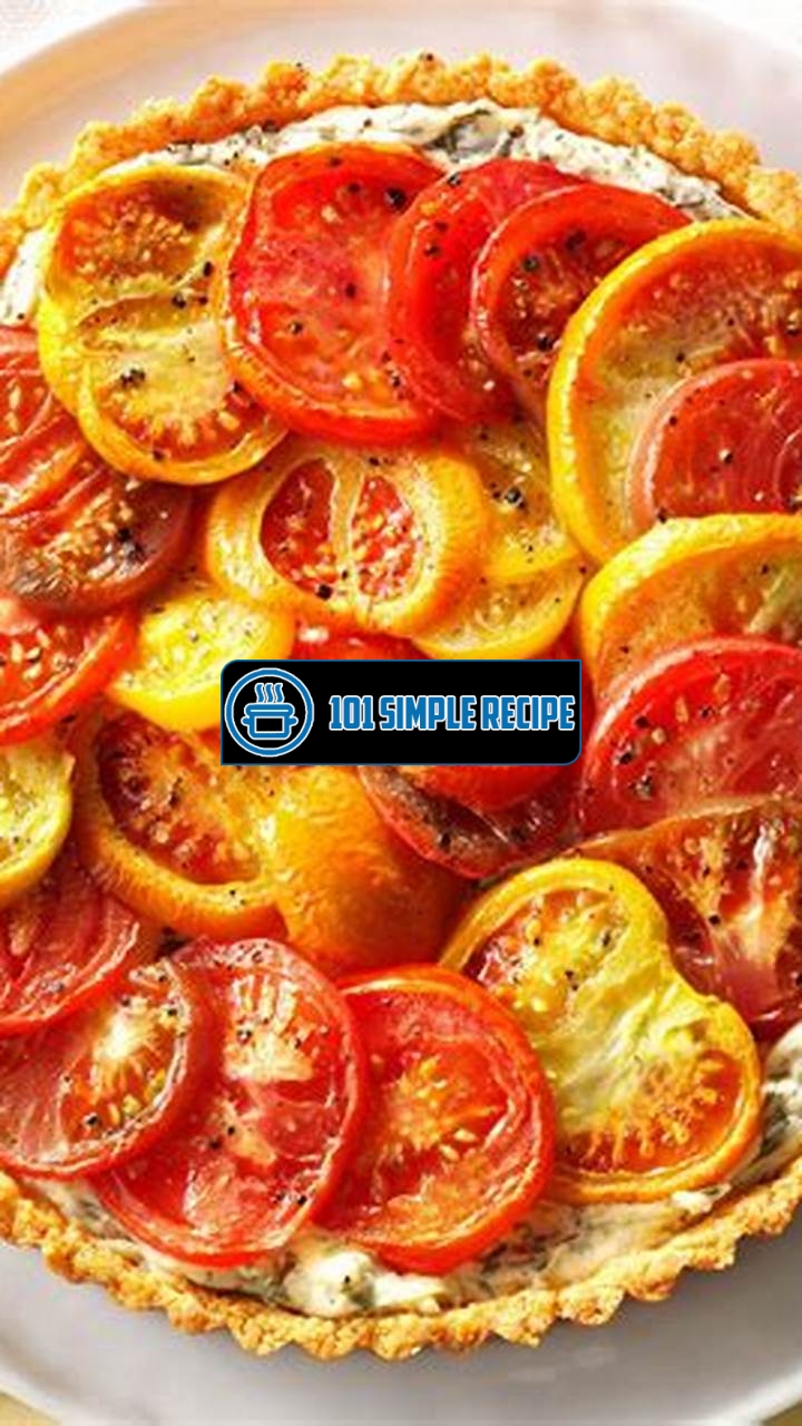 Create Authentic Italian Tomato Pie with This Easy Recipe | 101 Simple Recipe