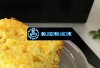 Delicious Jalapeno Cornbread Recipe with Buttermilk | 101 Simple Recipe