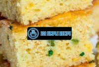 Spice Up Your Meal with a Jalapeno Cornbread Recipe | 101 Simple Recipe