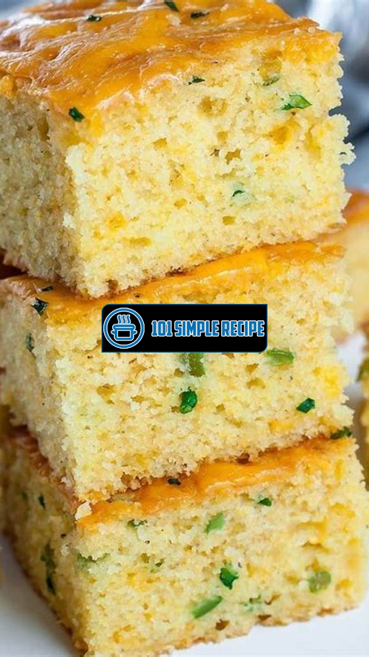 Spice Up Your Meal with a Jalapeno Cornbread Recipe | 101 Simple Recipe