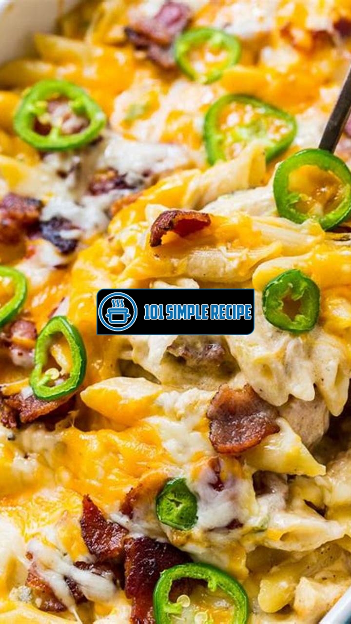 Discover the Spicy and Cheesy Delight of Jalapeno Popper Chicken Casserole | 101 Simple Recipe