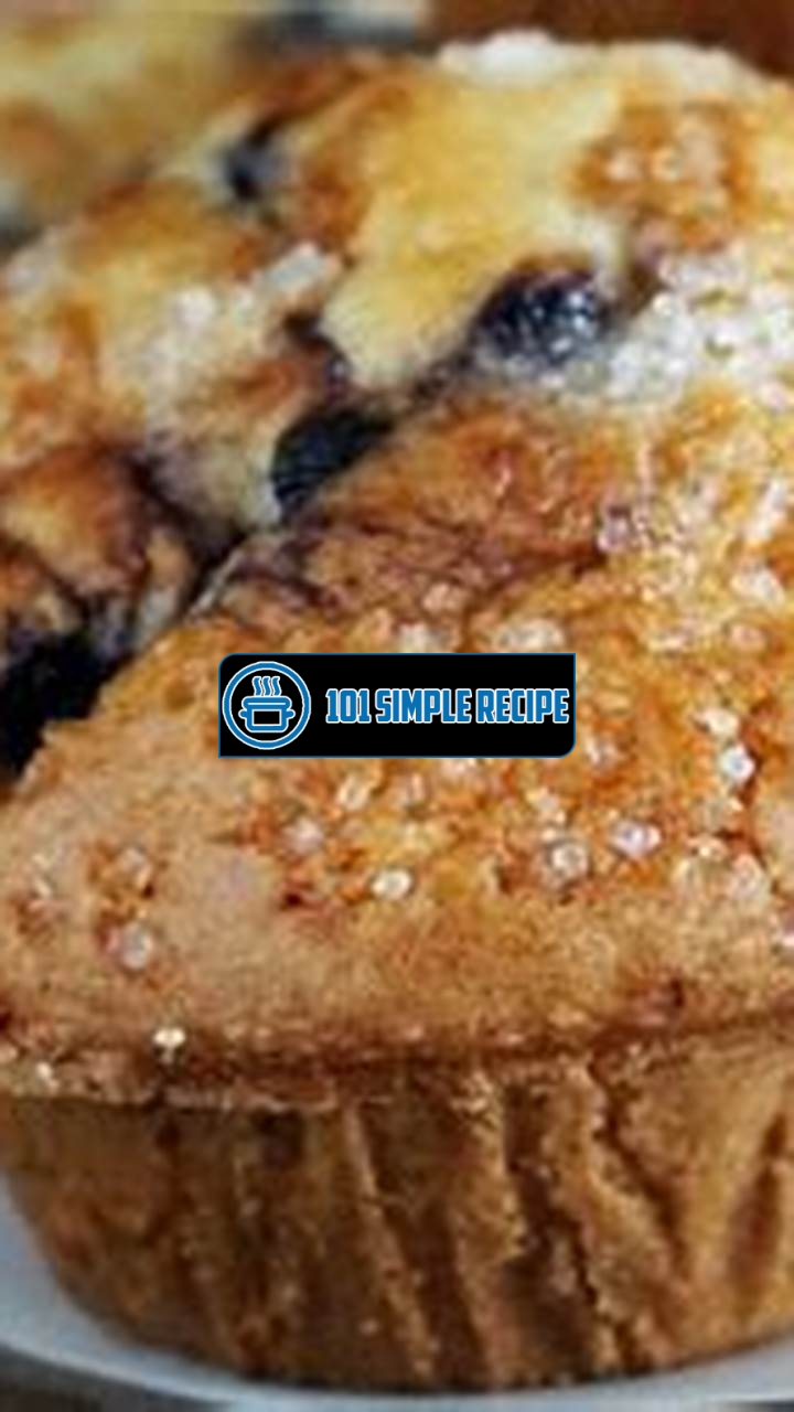 Delicious Homemade Jordan Marsh Blueberry Muffins Recipe | 101 Simple Recipe