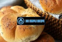 Delicious Kaiser Roll Recipe: A Homemade Classic | 101 Simple Recipe