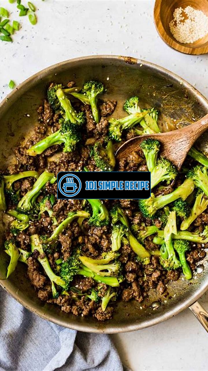 Keto Ground Beef and Broccoli Stir Fry | 101 Simple Recipe