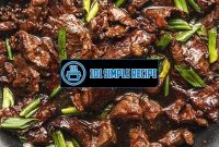 Delicious Keto Mongolian Beef Recipe | 101 Simple Recipe