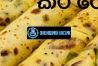 Authentic Sinhala Recipe for Kiri Roti | 101 Simple Recipe
