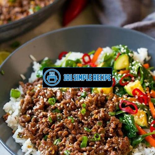 Delicious and Healthy Korean Beef Zoodle Bowl | 101 Simple Recipe