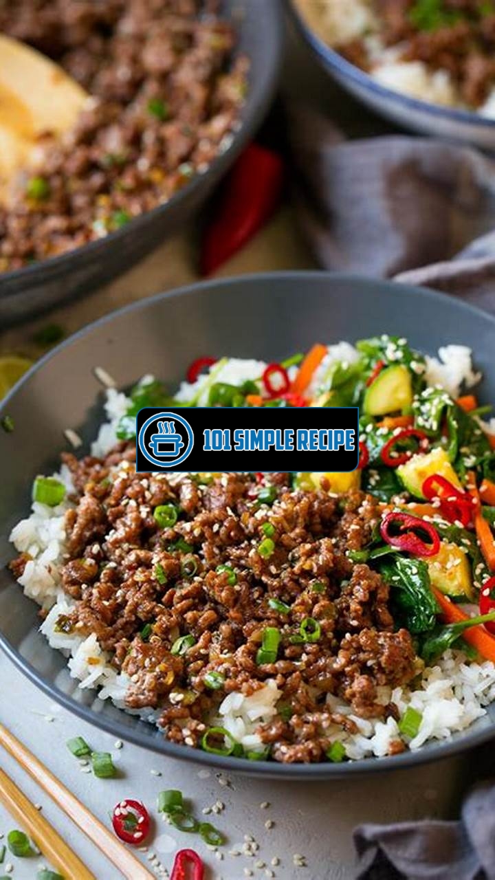Delicious and Healthy Korean Beef Zoodle Bowl | 101 Simple Recipe