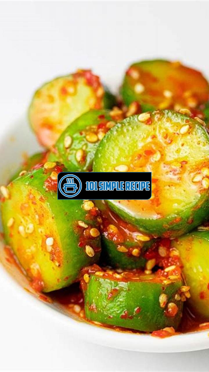 A Refreshing Twist: Delicious Korean Cucumber Side Dish | 101 Simple Recipe