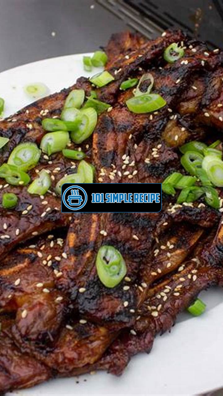 Delicious Korean Style Beef Short Ribs Recipe | 101 Simple Recipe